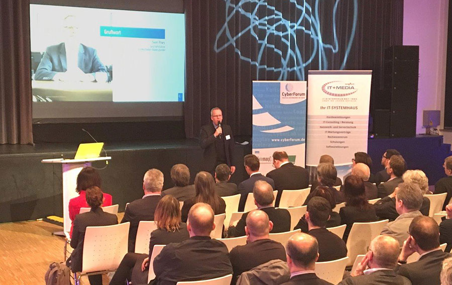 Sven Pries beim 1. IT-Sicherheitstag
